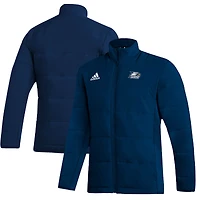 Men's adidas  Navy Georgia Southern Eagles Midweight Full-Zip Jacket