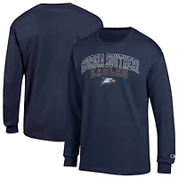 Men's Champion  Navy Georgia Southern Eagles Team Long-Sleeve T-Shirt