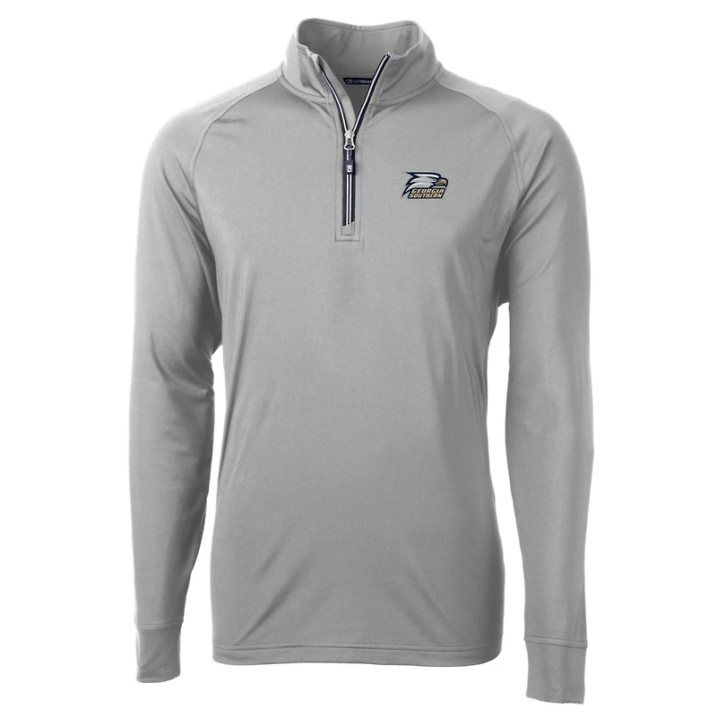 Veste à enfiler zippée quart de tour en tricot écologique Adapt pour homme, couleur grise, des Georgia Southern Eagles, la collection Big & Tall.