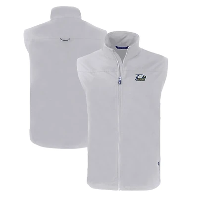 Men's Cutter & Buck  Gray Georgia Southern Eagles Charter Eco Recycled Full-Zip Vest