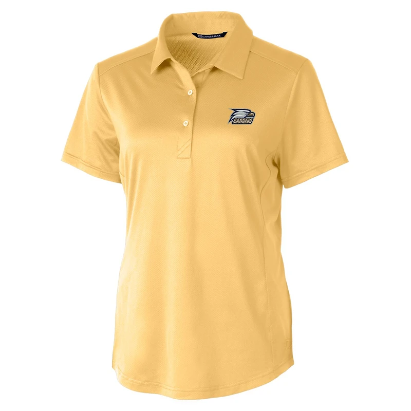 Polo extensible texturé jaune Prospect pour femme Cutter & Buck des Georgia Southern Eagles