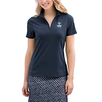 Polo Vansport Micro-Waffle Mesh pour femme, bleu marine, Georgia State Panthers