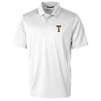 Cutter & Buck White Georgia Tech Yellow Jackets Primary Team Logo Prospect Textured Stretch Polo