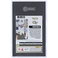 Darren Waller Georgia Tech Yellow Jackets 2021 Panini Contenders Draft Picks Magenta Printing Plate #42 #1/1 SGC Authenticated Auth Card