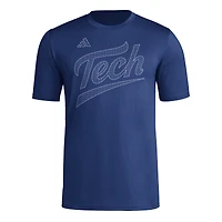Men's adidas  Navy Georgia Tech Yellow Jackets Locker Local Impression T-Shirt