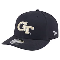 Casquette Snapback 9FIFTY Low Profile pour homme New Era bleu marine Georgia Tech Yellow Jackets