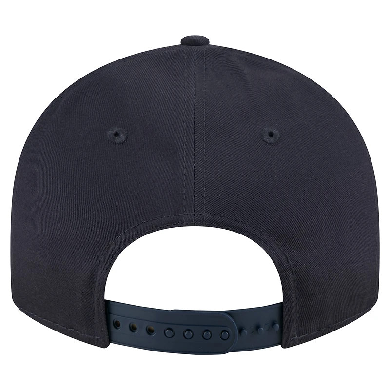 Casquette Snapback 9FIFTY Low Profile pour homme New Era bleu marine Georgia Tech Yellow Jackets