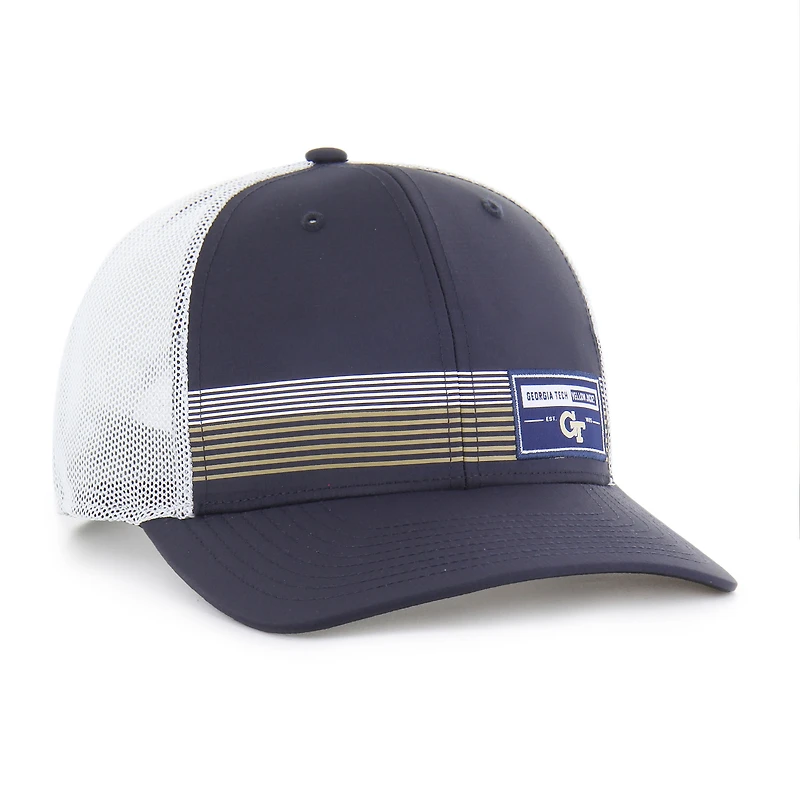 Casquette ajustable pour homme « 47 » bleu marine Georgia Tech Yellow Jackets Rangefinder brrr Trucker
