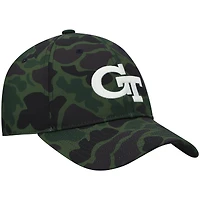 Men's adidas Camo Georgia Tech Yellow Jackets Military Appreciation Slouch Primegreen Adjustable Hat