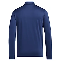 Veste de golf demi-zippée adidas bleu marine Georgia Tech Yellow Jackets pour homme