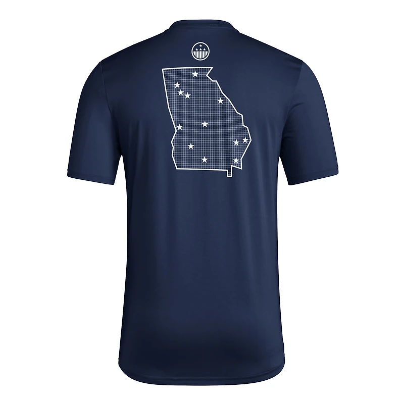 Men's adidas Navy Georgia Tech Yellow Jackets Honor & Support Pre-Game T-Shirt