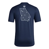Men's adidas Navy Georgia Tech Yellow Jackets Honor & Support Pre-Game T-Shirt