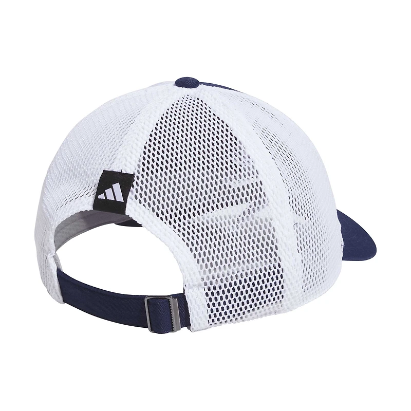 Casquette ajustable de camionneur souple pour hommes, vestes Georgia Tech jaunes adidas bleu marine