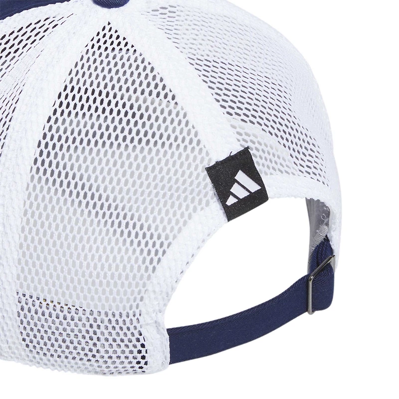 Casquette ajustable de camionneur souple pour hommes, vestes Georgia Tech jaunes adidas bleu marine