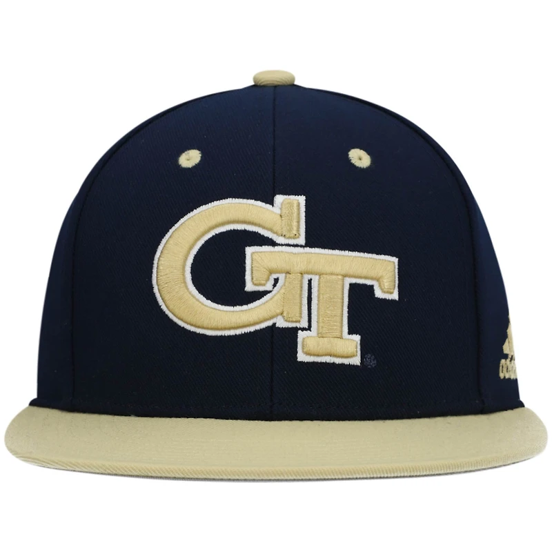 Men's adidas Navy Georgia Tech Yellow Jackets On-Field Baseball Fitted Hat