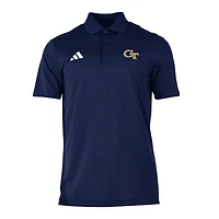 Men's adidas Navy Georgia Tech Yellow Jackets Ottoman Polo