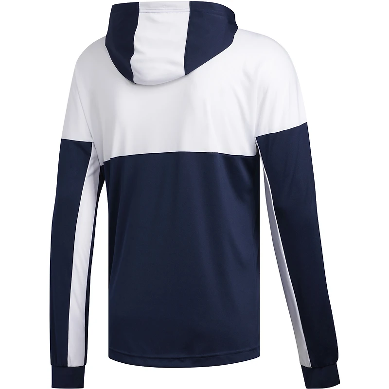 Sweat à capuche adidas bleu marine Georgia Tech Yellow Jackets Sideline Legend Shooter pour homme