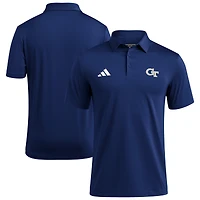 Polo adidas bleu marine Georgia Tech Yellow Jackets Ultimate 365 pour homme
