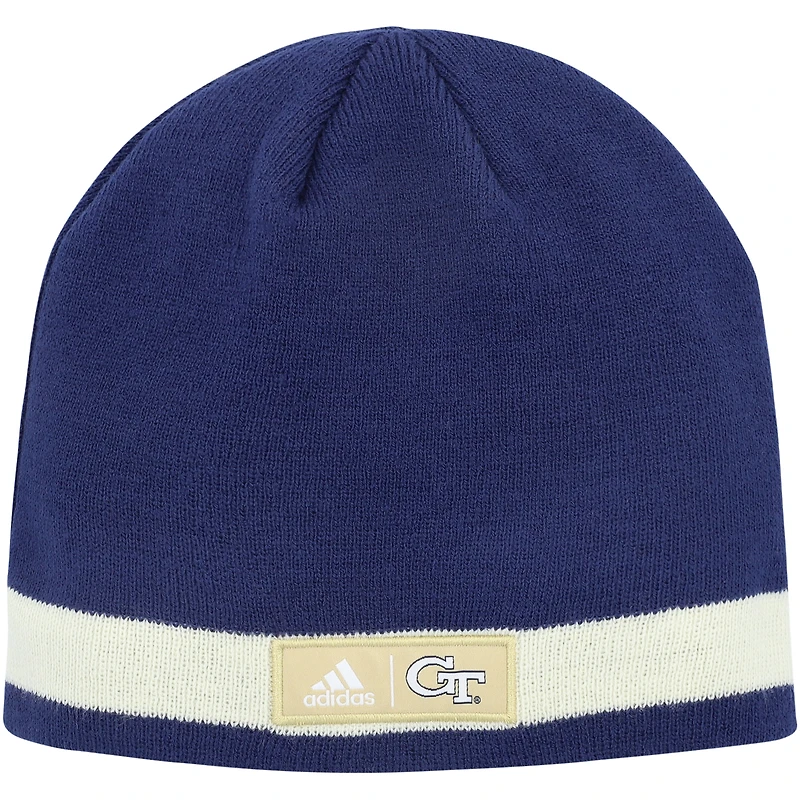 Men's adidas Navy Georgia Tech Yellow Jackets Wordmark Beanie