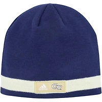 Men's adidas Navy Georgia Tech Yellow Jackets Wordmark Beanie
