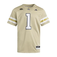 Men's adidas #1 Gold Georgia Tech Yellow Jackets Premier Jersey