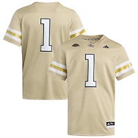 Men's adidas #1 Gold Georgia Tech Yellow Jackets Premier Jersey