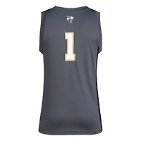 Men's adidas #1 Gray Georgia Tech Yellow Jackets Replica Swingman Jersey