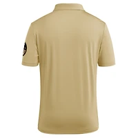 Polo adidas Tan Georgia Tech Yellow Jackets Salute to Service Ultimate365 Solid pour homme