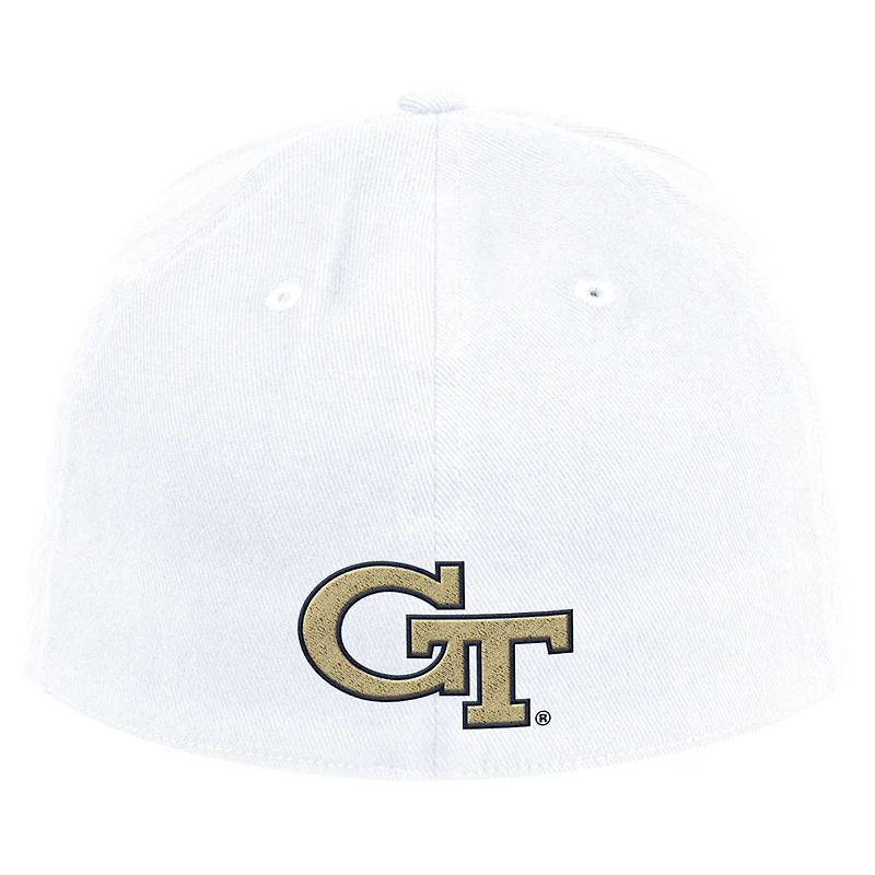 Vestes adidas Georgia Tech jaunes blanches pour hommes Chant Flex Hat