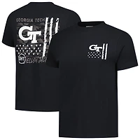 T-shirt camouflage noir Georgia Tech Yellow Jackets OHT pour homme