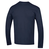 Men's Champion  Navy Georgia Tech Yellow Jackets Icon Baseball Long Sleeve T-Shirt