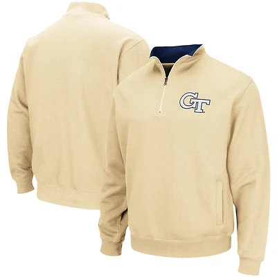 Colosseum Gold Georgia Tech Yellow Jackets pour homme Tortugas Logo Quarter-Zip Pullover Jacket