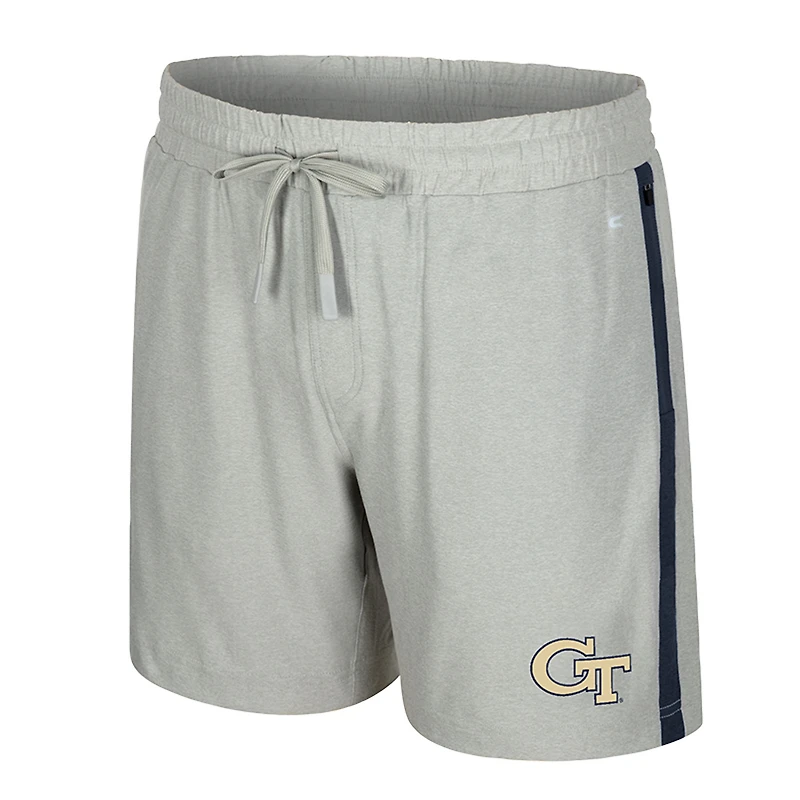 Short Mac gris Colosseum pour homme des Yellow Jackets de Georgia Tech