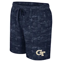 Men's Colosseum Navy Georgia Tech Yellow Jackets Ozark Swim Shorts