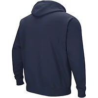 Men's Colosseum Navy Georgia Tech Yellow Jackets Sunrise Pullover Hoodie