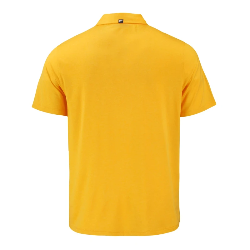 Men's Cutter & Buck Gold Georgia Tech Yellow Jackets Coastline Epic Comfort Eco Recycled Polo