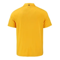 Men's Cutter & Buck Gold Georgia Tech Yellow Jackets Coastline Epic Comfort Eco Recycled Polo
