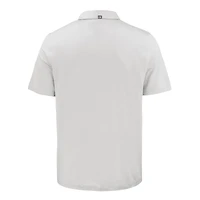 Men's Cutter & Buck Gray Georgia Tech Yellow Jackets Coastline Epic Comfort Eco Recycled Polo
