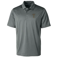 Polo extensible texturé pour homme Cutter & Buck Steel Georgia Tech Yellow Jackets avec logo de l'équipe Big Tall Prospect