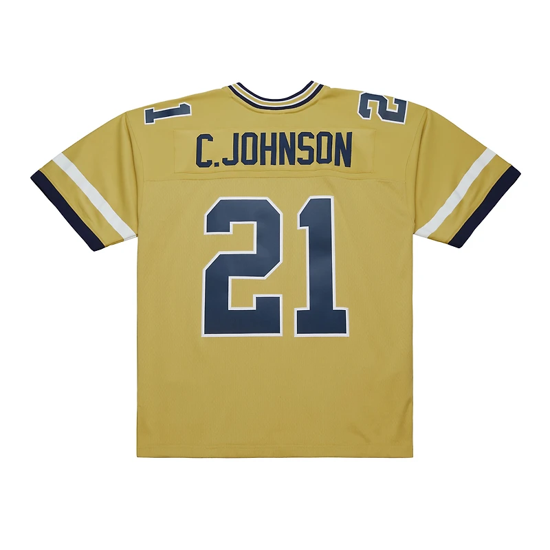 Maillot Mitchell & Ness Calvin Johnson Gold des Yellow Jackets de Georgia Tech 2006 College Vault Legacy pour homme