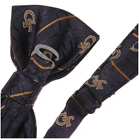 Men's Navy Georgia Tech Yellow Jackets Oxford Bow Tie