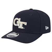 Men's New Era  Navy Georgia Tech Yellow Jackets Team Collective 9SEVENTY Stretch-Snap Adjustable Hat