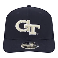 Men's New Era  Navy Georgia Tech Yellow Jackets Team Collective 9SEVENTY Stretch-Snap Adjustable Hat