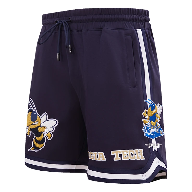 Men's Pro Standard Navy Georgia Tech Yellow Jackets Classic Shorts
