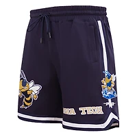 Men's Pro Standard Navy Georgia Tech Yellow Jackets Classic Shorts