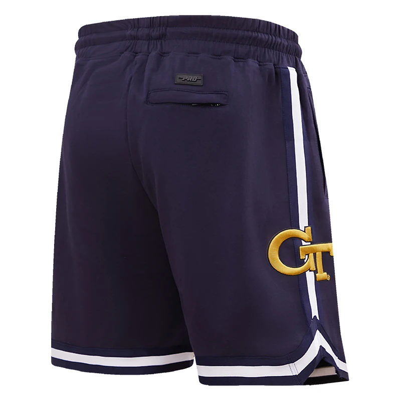 Pro Standard Navy Georgia Tech Yellow Jackets Short classique pour homme