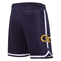 Pro Standard Navy Georgia Tech Yellow Jackets Short classique pour homme