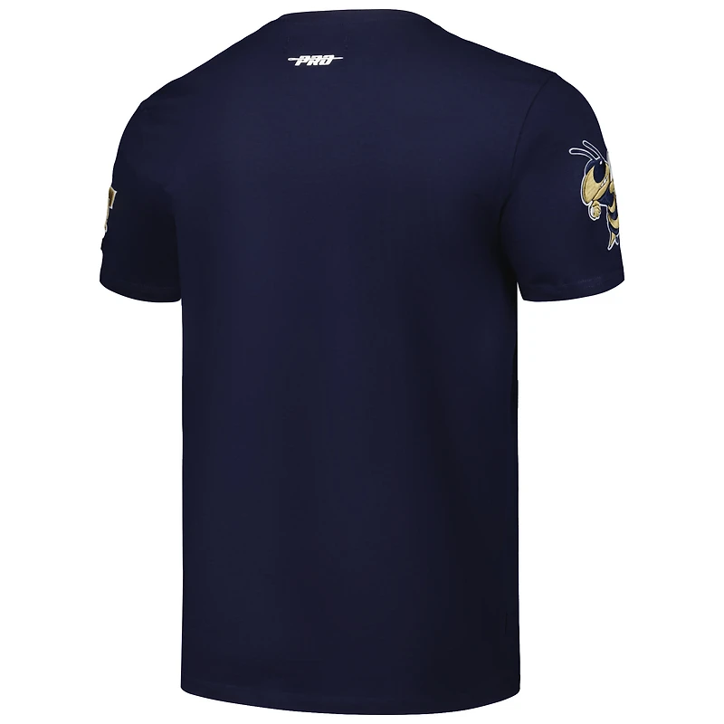 Vestes Pro Standard Navy Georgia Tech Yellow pour hommes T-shirt classique