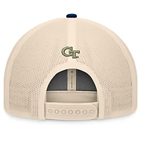 Men's Top of the World Navy/Natural Georgia Tech Yellow Jackets Bennett Trucker Adjustable Hat