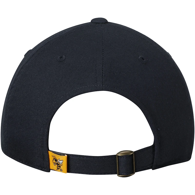 Men's Top of the World Navy Georgia Tech Yellow Jackets Primary Logo Staple Adjustable Hat